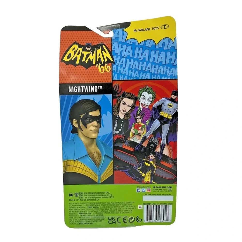 DC Nightwing Comic McFarlane Toys DC Retro Wave 10 Batman 1966 Action Figure New
